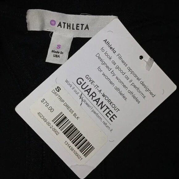 Athleta Daytrip Black Racerback Tank Dress - Picture 5 of 7